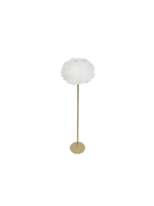 GloboStar Floor Lamp H150xW40cm. with Socket for Bulb E27 Beige