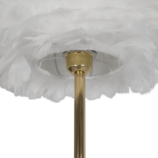 GloboStar Floor Lamp H150xW40cm. with Socket for Bulb E27 Beige