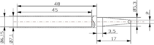 Soldering Hammer Tip 280112pcs/blister