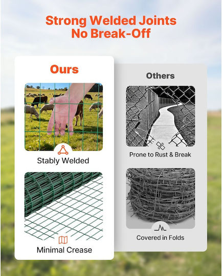 Vevor Wire Fencing Galvanized Green