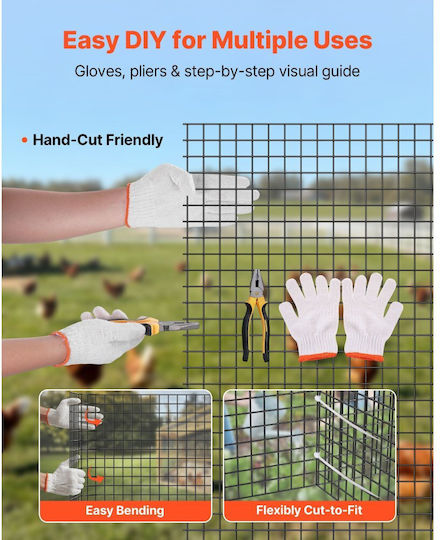 Vevor Wire Fencing Galvanized 1.83m