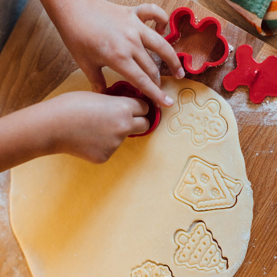 Legami Коледни Формички За Рязане На Бисквити Legami Cookie Cutters Stamps Комплект 5 Различни Дизайна Ccc0001