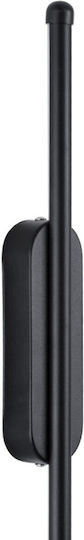VenCore Modern Lamp Wall with Integrated LED and Adjustable White Light Black