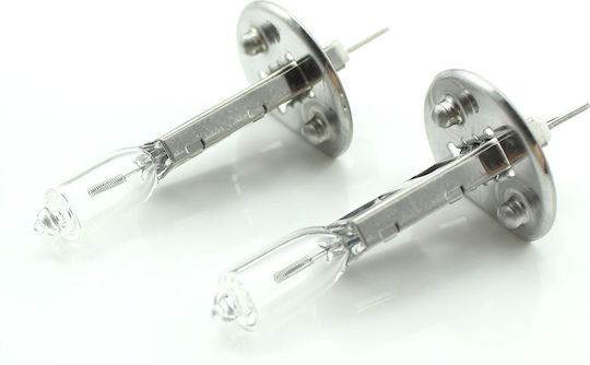 Set 1 Set 2 Halogen H1 Bulbs 55w +50% Intensity Long Life Carguard