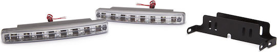 CarGuard LED 12V 8W 4cm Cu Iluminare Roșie 2 Bucăți