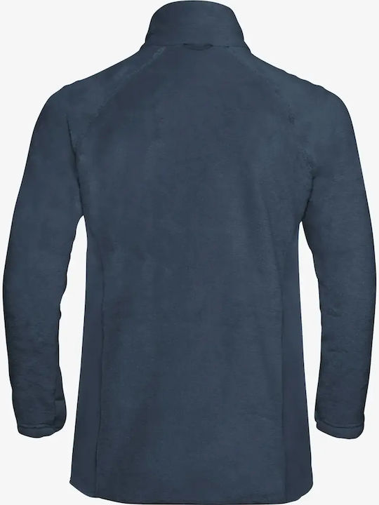 Women's Cardigan with Zipper Midnight Sky