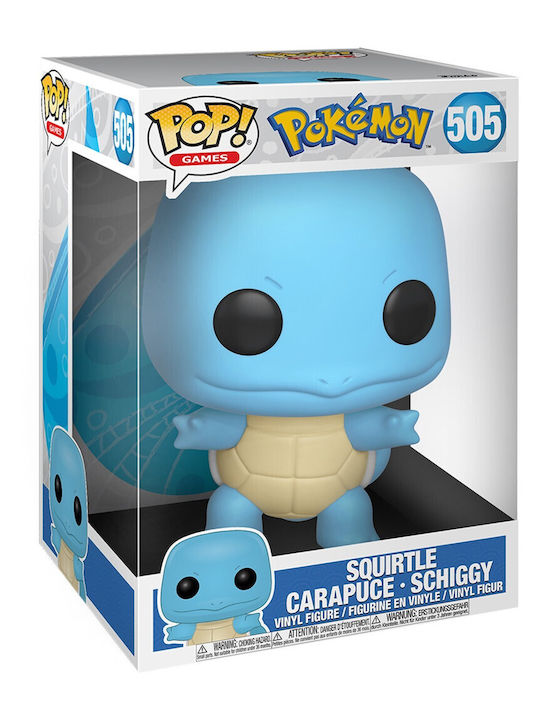 Funko Pop! Supersized 10" Games: Pokemon - Squirtle Supersized Figure 505 Limited Edition