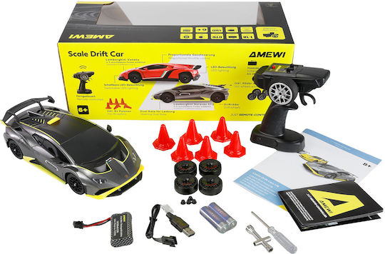 Τηλεκατευθυνόμενο Amewi Rc Drift Lizenz Lamborghini Huracan Anthracite