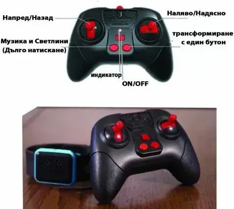 Chippo Радиоуправляемо Автомобил Дрифт Син