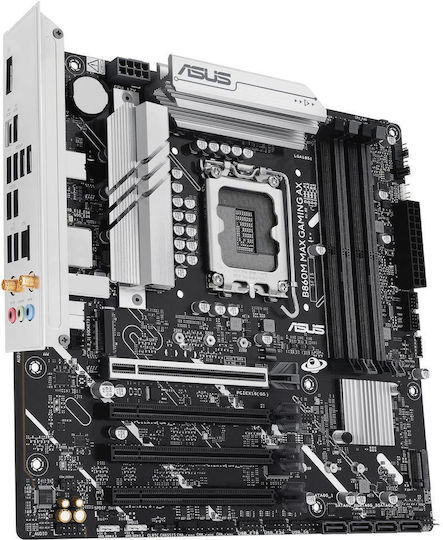 Asus B860M Max Gaming AX Wi-Fi Mainboard Micro ATX mit Intel 1851 Sockel