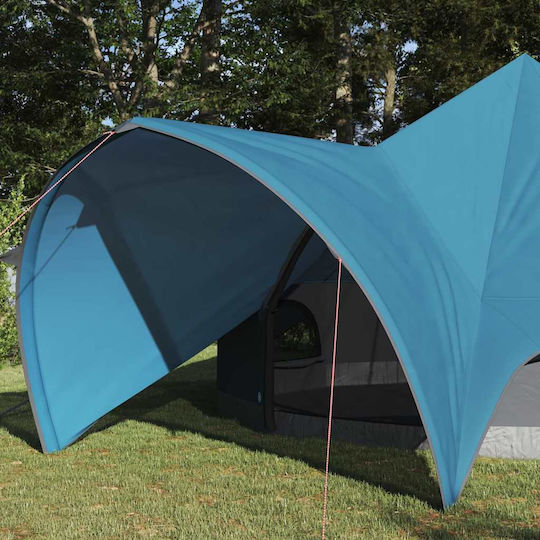 vidaXL Campingzelt Teepee Blau 600x415x247cm