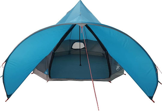 vidaXL Campingzelt Teepee Blau 600x415x247cm