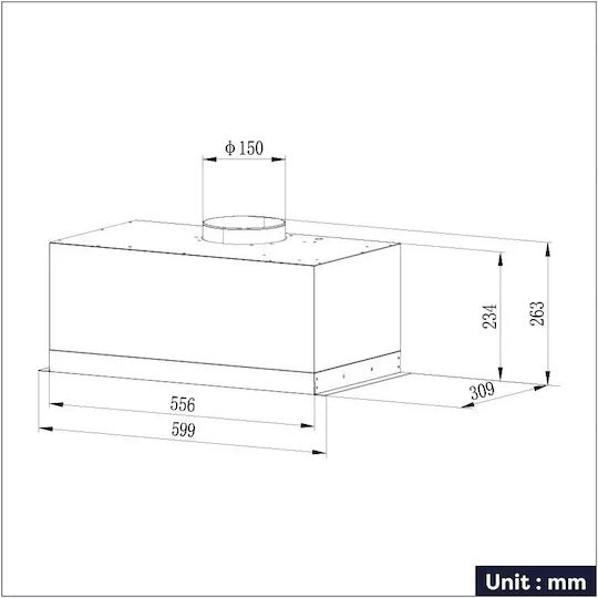 Ciarra Μηχανισμός Απορρόφησης 60cm Γκρι