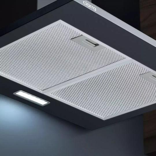 Ciarra Απορροφητήρας Καμινάδα Ανακύκλωσης 60cm Μαύρος