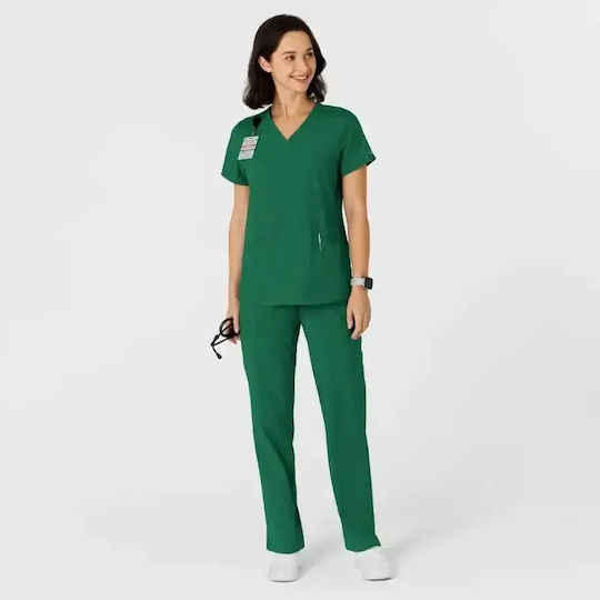 WonderWink Medizinische Bluse Grün