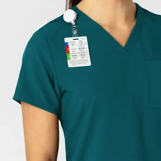 WonderWink Femei Bluză medicală Albastru