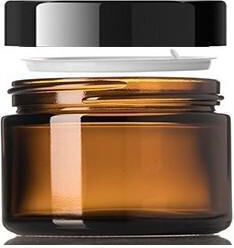 Βαζάκι Γυάλινο με Καπάκι 50ml (42τμχ)