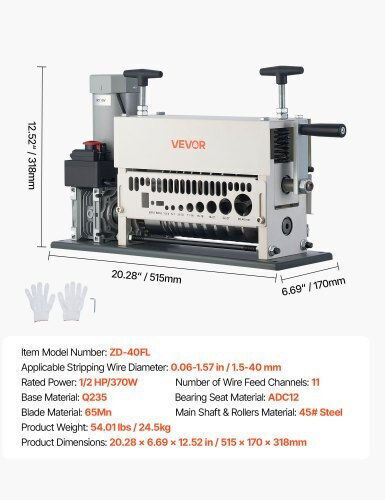 Vevor Electric Tool Power 370W