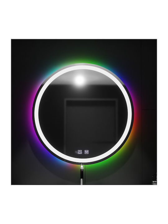 Alista Home Кръгло Банско Огледало LED Touch 60x60см