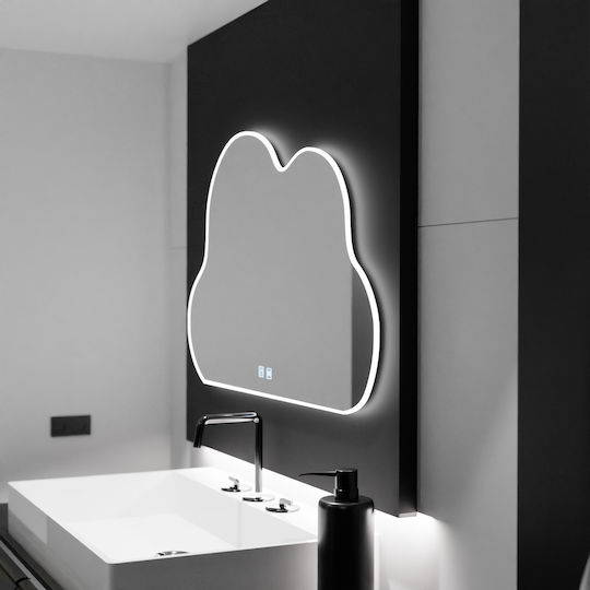 Alista Home Oglindă de Baie Lumini LED Atingere 60x40cm