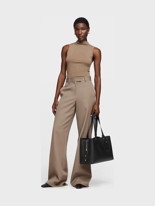 Women's Black Shopper Bag