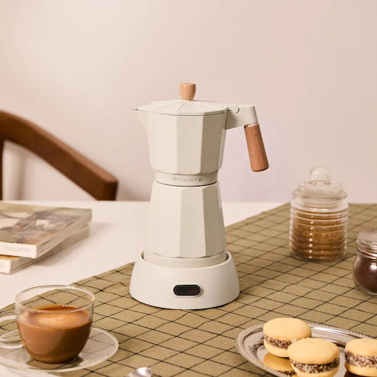 Create Thera Електрическа Мокро кафе 6 Cups 480W Сребрист