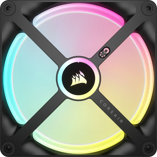 Corsair ICUE LINK QX140 Ventilator Pentru Carcasă (2000rpm) Cu Iluminare RGB 2 Bucăți