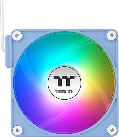 Thermaltake CT120 EX Reverse Blade Case Fans (2000rpm / 65.82cfm) with ARGB Lighting and 4-Pin PWM Connection 3pcs Hydrangea Blue