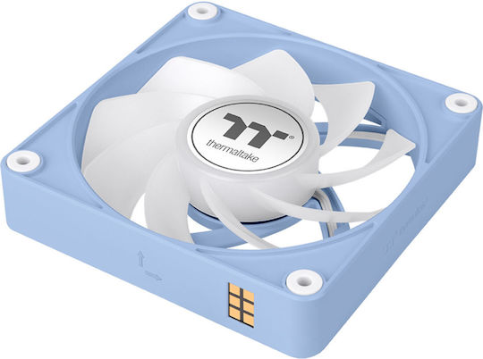 Thermaltake CT120 EX Reverse Blade Case Fans (2000rpm / 65.82cfm) with ARGB Lighting and 4-Pin PWM Connection 3pcs Hydrangea Blue