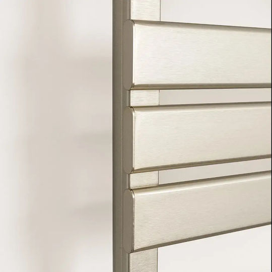 Create Ηλεκτρική Πετσετοκρεμάστρα 500W 96.9x55cm Ασημί
