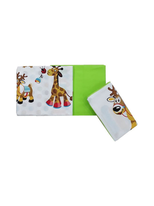 Beboulino Set Orange Giraffe 95x150 cm