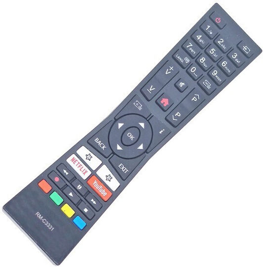 Rm-c3331/rc4318 Kntech Remote Control Led Horizon Vestel Telefunken Ultra 4k