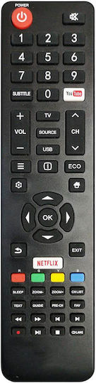 Remote Control Vortex V32td1200s Net Rca 0f