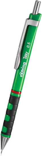 Rotring Tikky Mechanical Pencil for Drawing Metallic 3pcs Dark Green