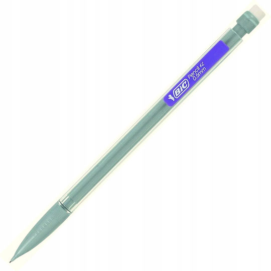 BIC Creion mecanic de desen 0.5mm cu Radiera 12buc Gri