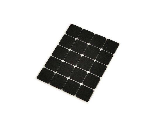Geko Möbelsocken Rechteckige mit Aufkleber 20x20mm 1Stück G29811