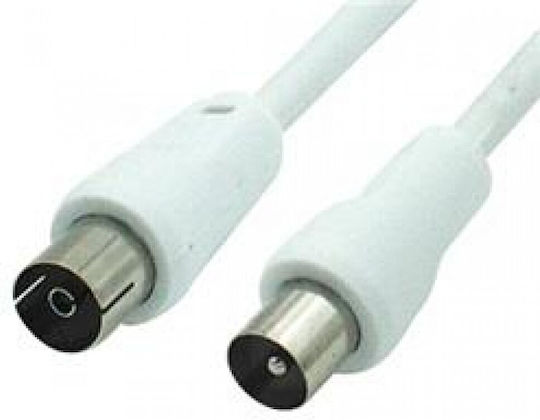 Lancom Καλώδιο Κεραίας Coax male - Coax female Λευκό 5m (02.006.0041) 5τμχ