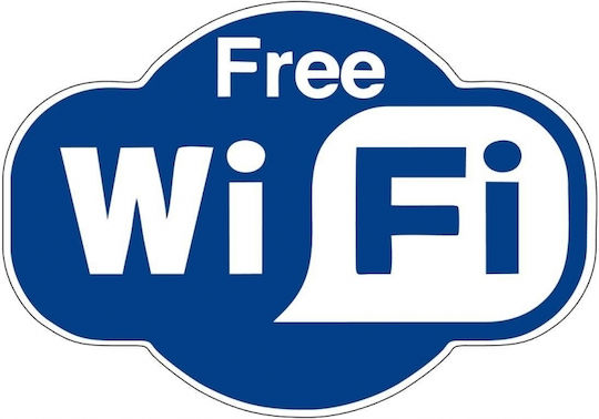 Next Semn Autocolant PVC "WiFi" 06793------3 1buc