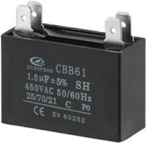 Vakoss CBB61 Πυκνωτής Πολυπροπυλενίου 1.5μF 450V 5τμχ 03.006.0071