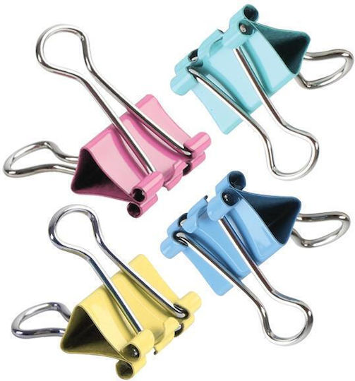Comix Klammern 19mm Mehrfarbig 4Stück