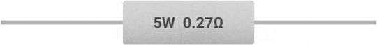Комплект Хоризонтални резистори 0Коом 5W (30бр) 01.001.1399