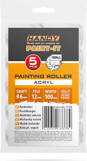 Handy Farbroller Acryl 100 Mm 5 Stück Pack
