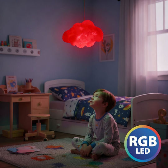 Магическа Облачна Лампа 16 RGB LED 3 Х AAA 25 Х 20 Х 15 СМ