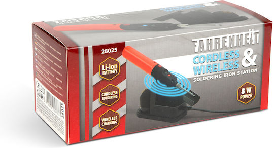 Cordless Soldering Iron Wireless Charging Qi + Cleaning Sponge