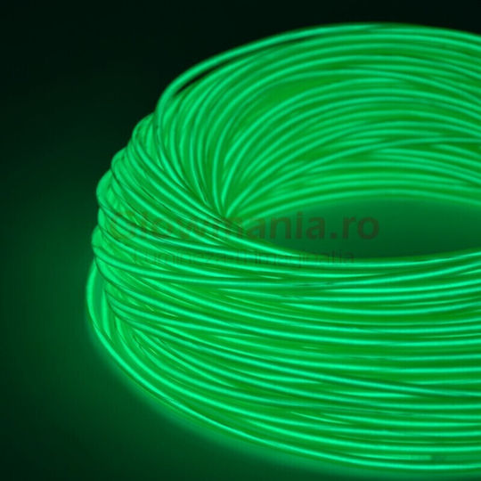 Sârmă Neon Electroluminiscentă Flexibilă El 5 Mm