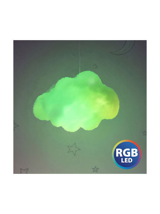 Magic Cloud Lamp 16 Rgb Leds 3 X Aaa 25 X 20 X 15 Cm