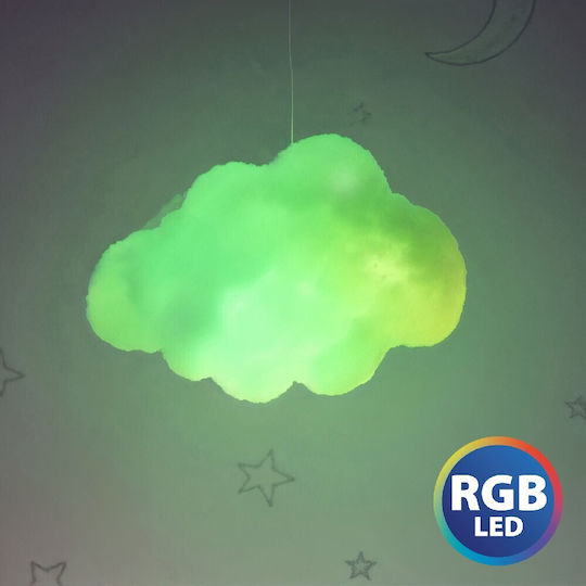 Магическа Облачна Лампа 16 RGB LED 3 Х AAA 25 Х 20 Х 15 СМ