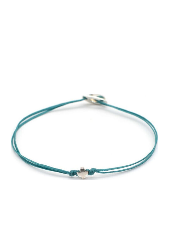 Bracelet Mini Mini Cross Petrol