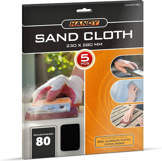 Handy Γυαλόχαρτο 230x280mm Σετ 5τμχ