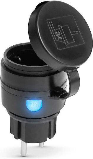 Priză Inteligentă Wi-Fi de Exterior Ipx4 Amazon Alexa Google Home Siri Ifttt